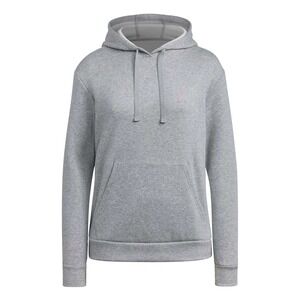 Adidas Heather Grey Essential Fleece Hoodie Pullover KSA Women XL NWT